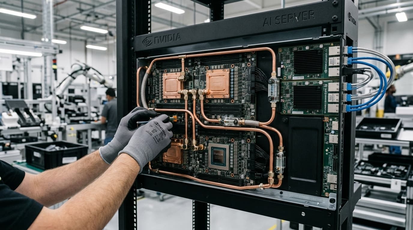 Foxconn営業利益+63%、AIサーバーが売上の50%——iPhone組立会社がNVIDIA組立会社へ変わる供給網再編