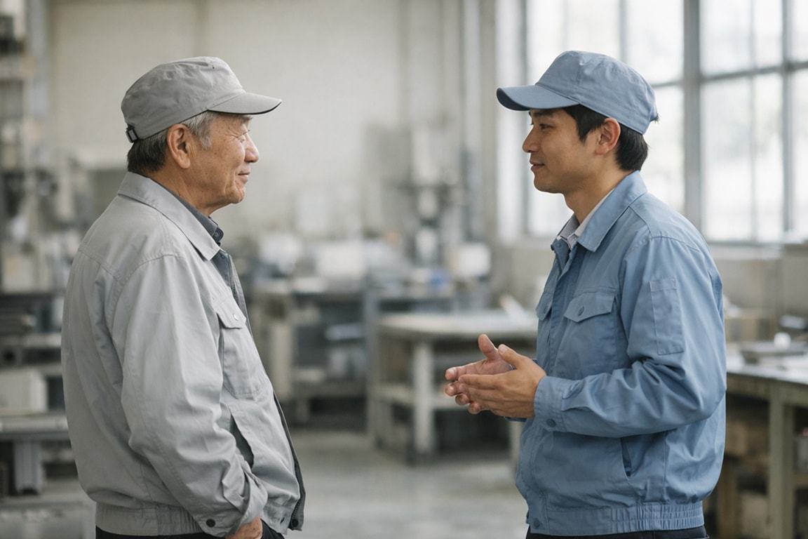 製造現場での技能継承